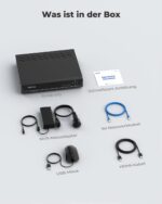 Reolink 8CH 4K PoE NVR Überwachungssystem Rekorder mit 2TB Festplatte, Videoüberwachung für Haus, Innen, Aussen Sicherheit. Unterstützt 16MP/12MP/4K/5MP/4MP HD IP Kameras, RLN8-410