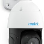 Reolink 4K 8MP UHD PTZ Outdoor Überwachungskamera PoE mit 5X 3D optischem Zoom, Auto-Tracking, Farbnachtsicht, smarte Personen-/Fahrzeug-/Tier-Erkennung, Zwei-Wege-Audio, 24/7 Aufzeichnung, RLC-823S1
