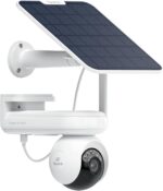 Reolink Altas PT Ultra, Erste 4K Solar Überwachungskamera Aussen Akku mit Daueraufzeichnung, Auto-Tracking, 10s Voraufzeichnung, ColorX-Nachtsicht, 8MP PT WLAN Kamera Outdoor, Wi-Fi 6, mit Solarpanel