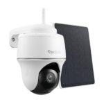 Reolink 2K Überwachungskamera Aussen Set WLAN mit Solar-/Akkubetrieb, 360° Schwenkbare, KI-Erkennung, Zentralverwaltung & Lokalspeicher, Ohne ABO-Gebühren, Home Hub Mini + 2xArgus PT Lite +Solarpanel