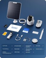 Reolink 4K 3G/4G LTE Überwachungskamera mit SIM Karte, 355°&140° PTZ Solar Kamera Outdoor mit 8MP Farbnachtsicht, Person/Auto/Haustiererkennung, 32GB microSD-Karte, Go PT Ultra+6W Solarpanel