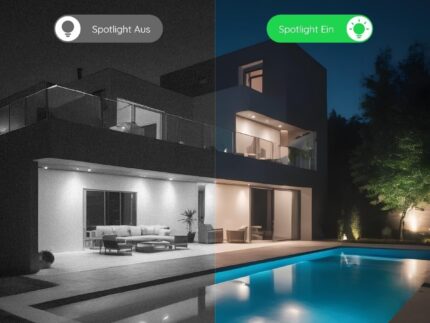 Reolink 4K 8MP UHD PTZ Outdoor Überwachungskamera PoE mit 5X 3D optischem Zoom, Auto-Tracking, Farbnachtsicht, smarte Personen-/Fahrzeug-/Tier-Erkennung, Zwei-Wege-Audio, 24/7 Aufzeichnung, RLC-823S1