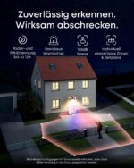 eufy Security eufyCam S4, kabellose Solar‑Outdoor‑Überwachungskamera, 3‑Linsen Bullet‑PTZ‑Kamera, 4K UHD, 360° Multi‑Kamera‑Auto‑Tracking, 8× Hybridzoom, Farbnachtsicht, kompatibel mit HomeBase S380