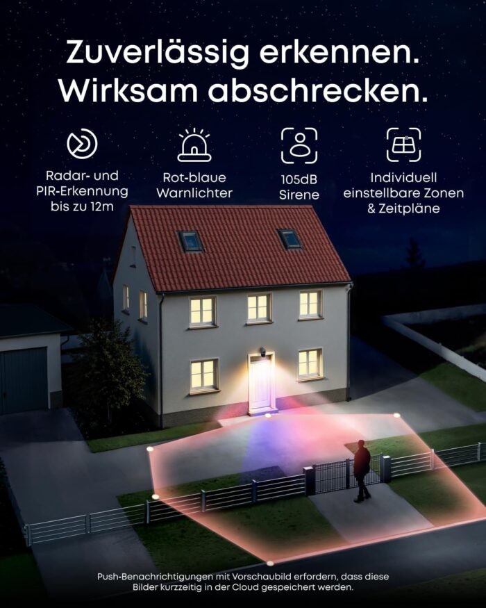 eufyCam S4 2‑Kamera‑Set, kabellose Solar‑Überwachungskamera außen, 3‑Linsen Bullet‑PTZ‑Kamera, 4K UHD, 360° Multi‑Kamera‑Tracking, Auto‑Tracking, 8× Hybridzoom, Farbnachtsicht, 16TB lokaler Speicher