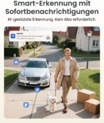 Reolink 4K PT Solar Überwachungskamera Aussen Set Outdoor Akku mit Home Hub, 360° Schwenkbare, Farbnachtsicht, Lokaler Speicher, Ohne ABO-Gebühren, Argus PT Ultra 2-Kamera-Set, mit Solarpanel