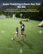 Reolink 4K 8MP UHD PTZ Outdoor Überwachungskamera PoE mit 5X 3D optischem Zoom, Auto-Tracking, Farbnachtsicht, smarte Personen-/Fahrzeug-/Tier-Erkennung, Zwei-Wege-Audio, 24/7 Aufzeichnung, RLC-823S1